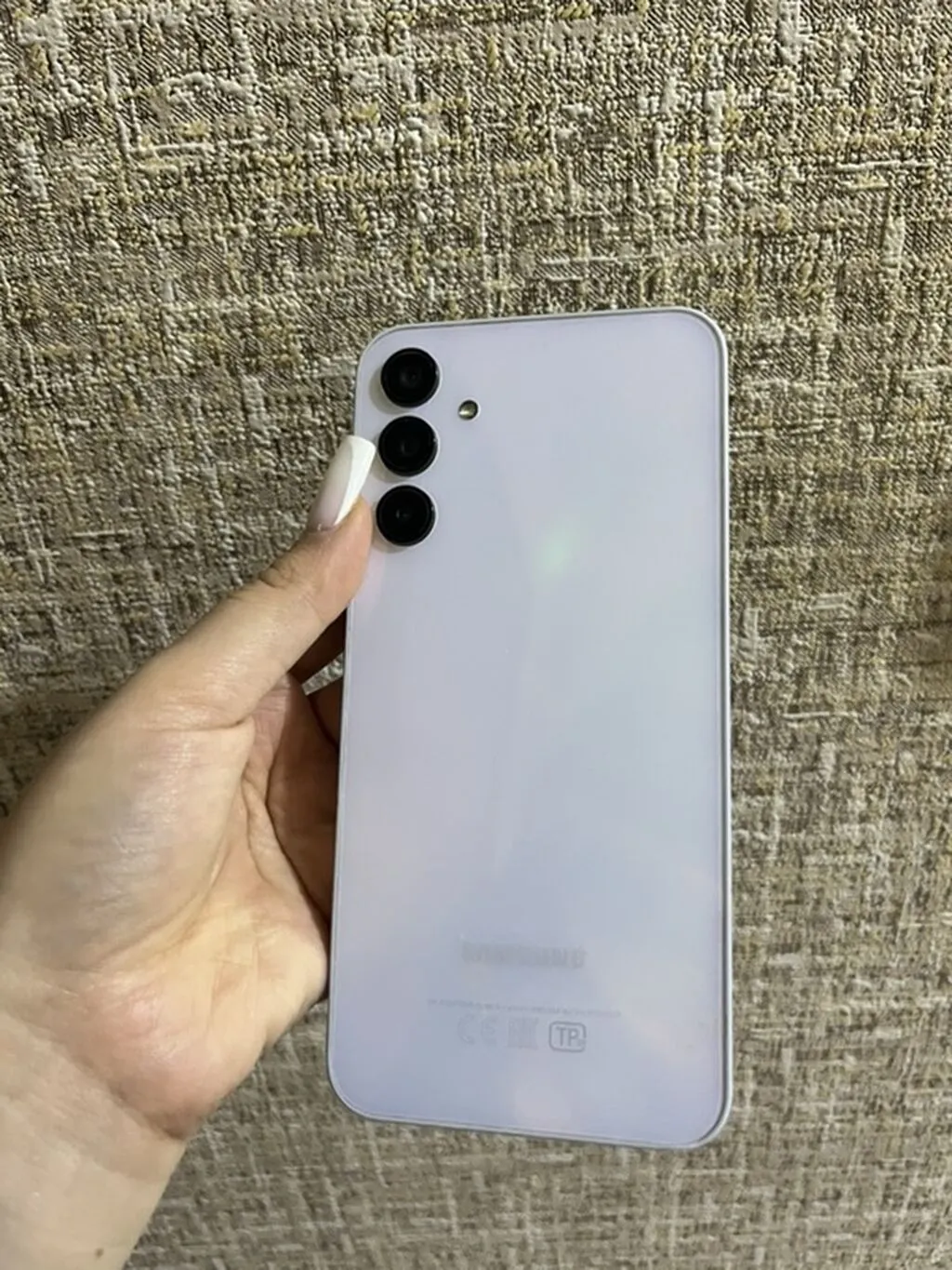 Samsung Galaxy A15, 128 GB, rəng - Ağ, Düyməli, Barmaq izi, İki sim kartlı