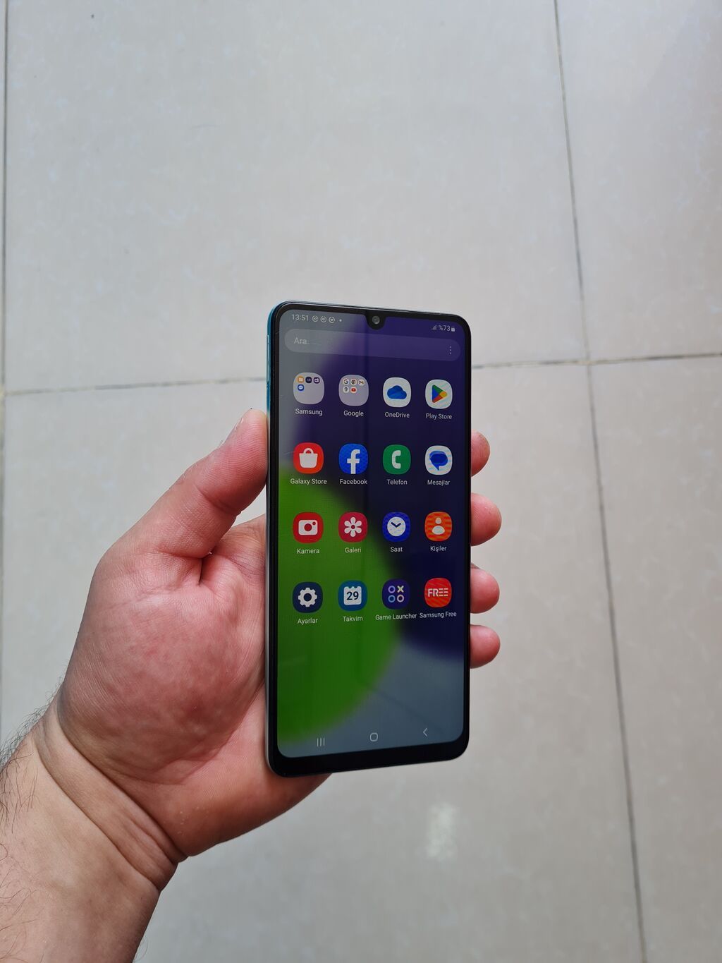 Samsung Galaxy A22, 64 GB, rəng - Mavi, İki sim kartlı