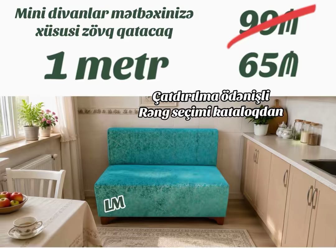 Mətbəx ,ofis,çay evi,salon  üçün mini divanlar* 💥