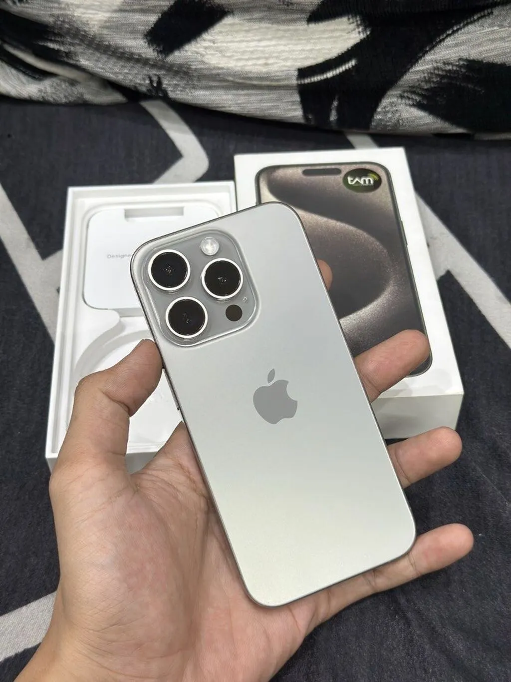 IPhone 15 Pro, 256 GB, Natural Titanium, Face ID