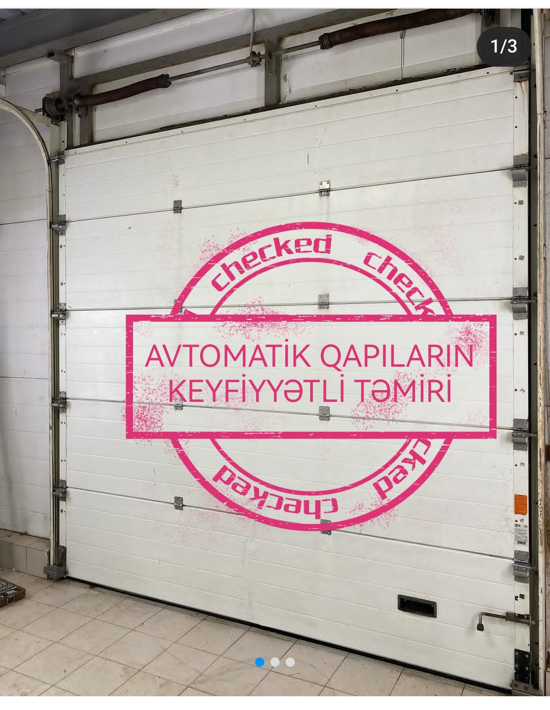 AVTOMATİK QAPILARIN təmiri