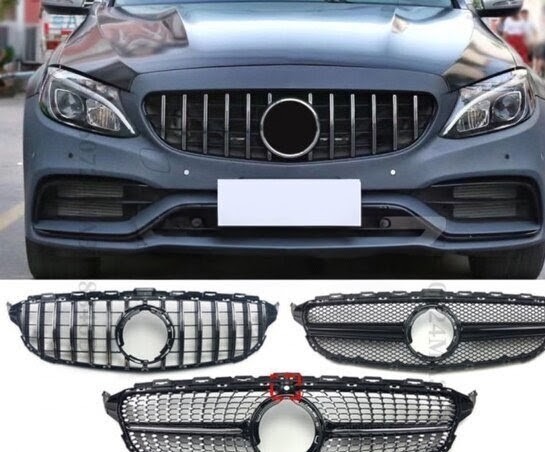 Mercedes W205 radiator barmaqlığı