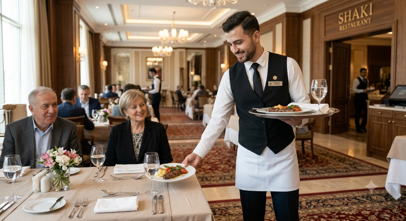Hotelə kişi ofisiant tələb olunur