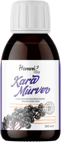 Homm Vita Qara Mürver (Kara Mürver) 150 ml tərkibli qida əlavəsi