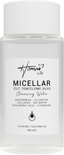 Homm Life Micellar Cilt Temizleme Suyu