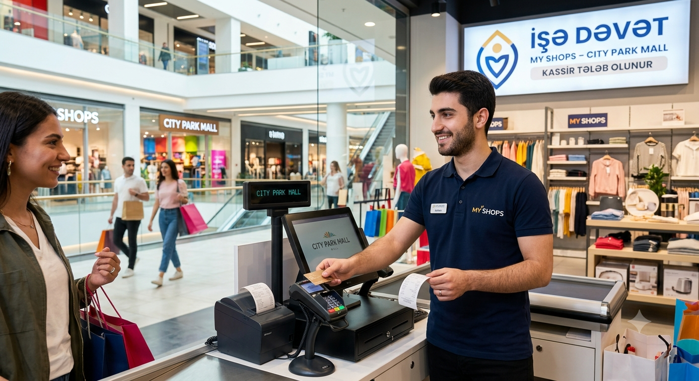 Kassir (City Park Mall) tələb olunur