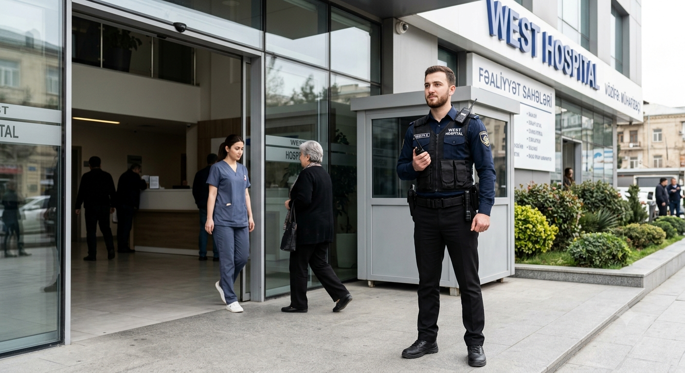 📢    West Hospital *📌  Mühafizəçi