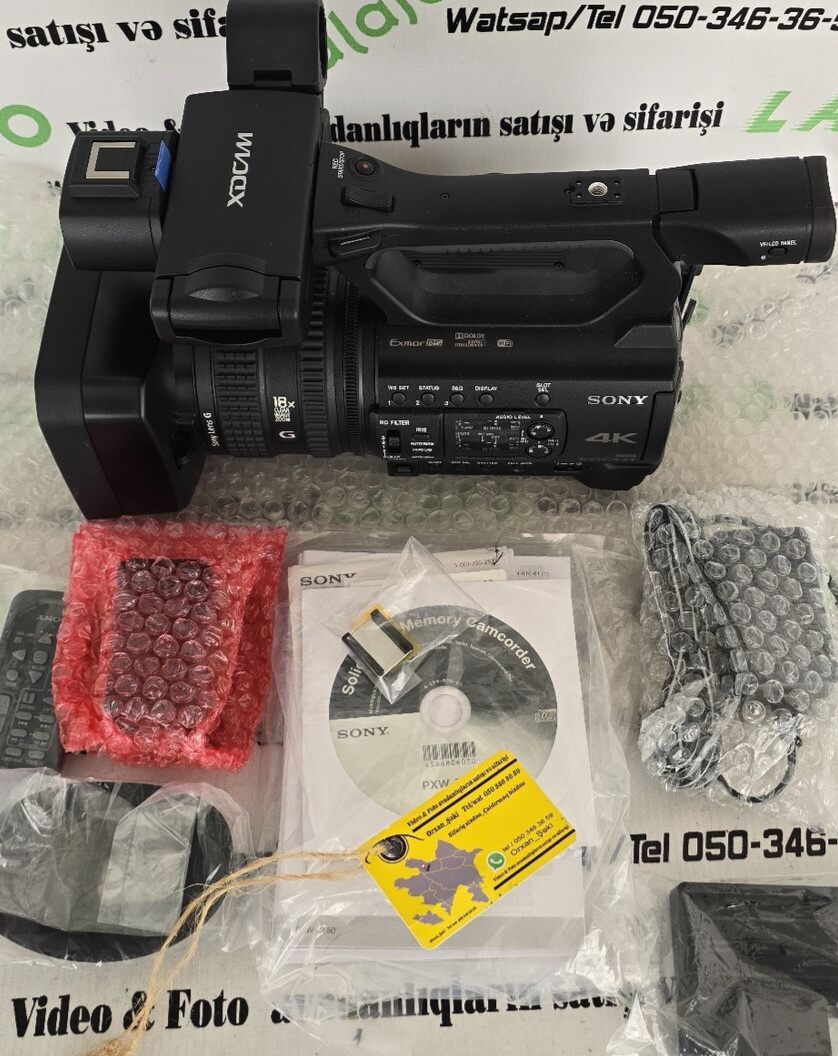 Sony PXW-Z150 peşəkar 4K videokamera 0 təzə.