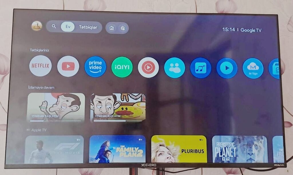Yoshiro 43" (109 sm) FHD Google TV - Ekran: 43 düym, 109 sm, Full HD