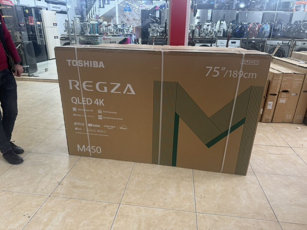 Toshiba REGZA M450 – 75" (189 sm) QLED 4K Smart TV Əsas