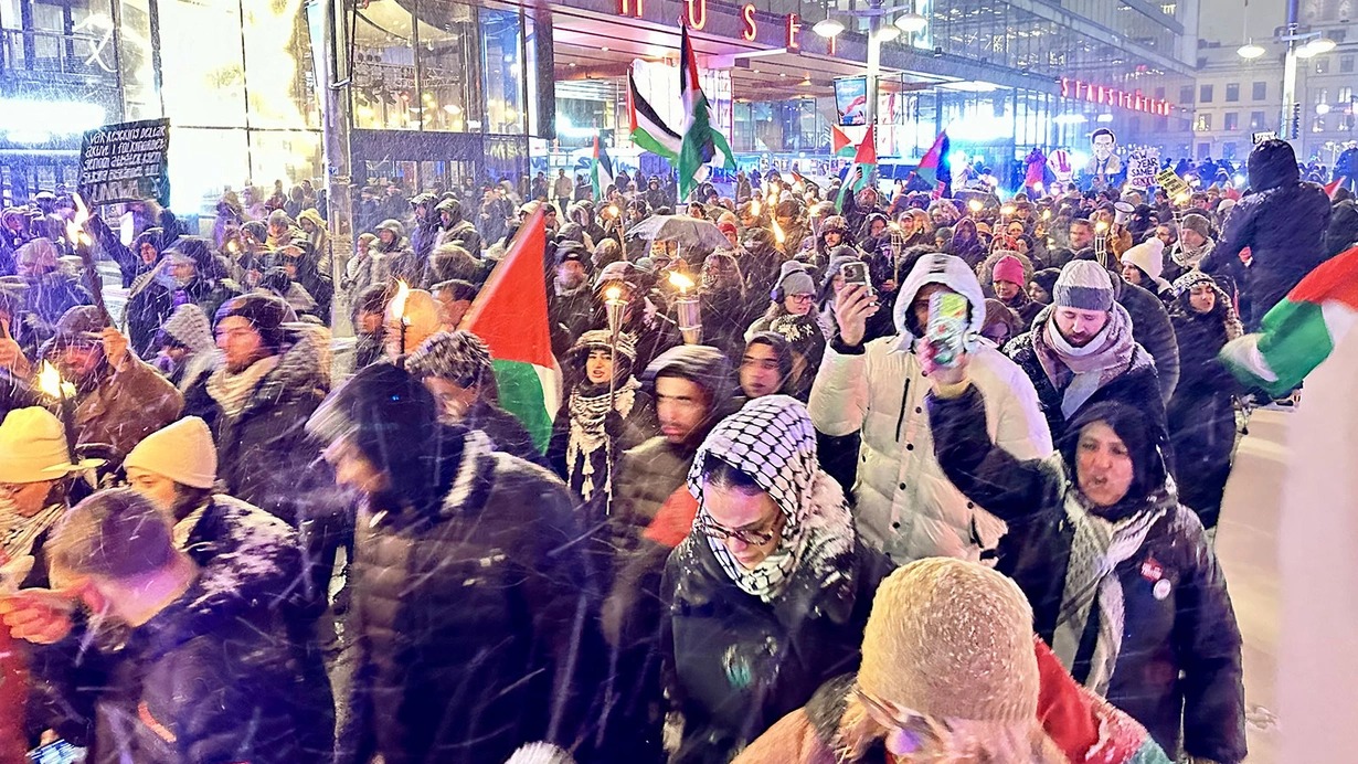 İsveçdən Fələstinə dəstək - Yeni ili qeyd etmədi