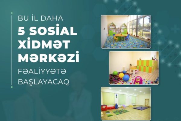 Bu il daha 5 sosial xidmət mərkəzi fəaliyyətə başlayacaq